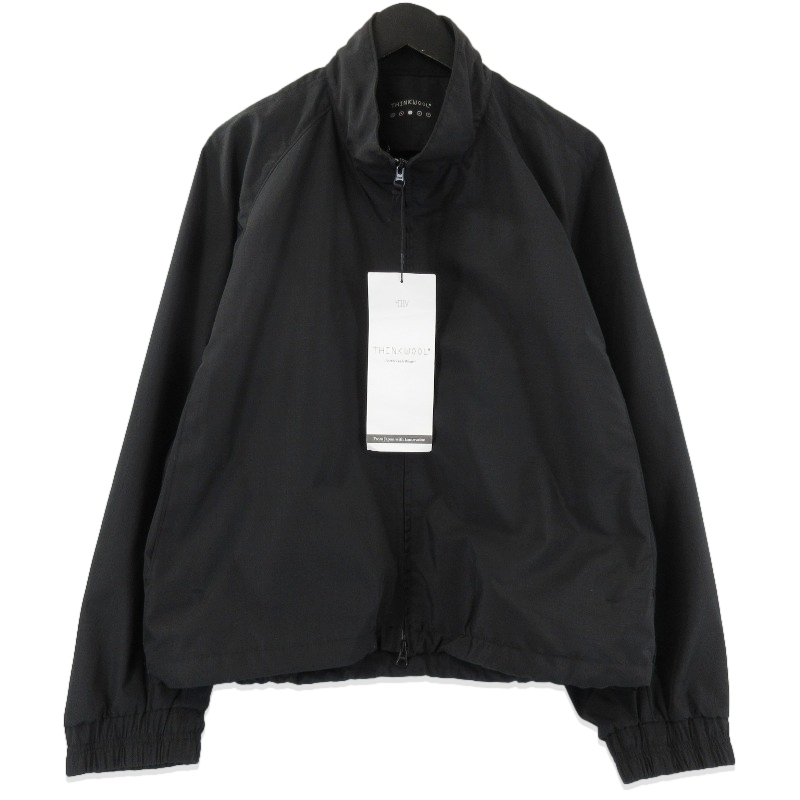 THINKWOOL シンクウール TW シャワープルーフ ジャケット TW011-04-24A リップストップ ブラック 黒 5 タグ付き 71013802拍卖