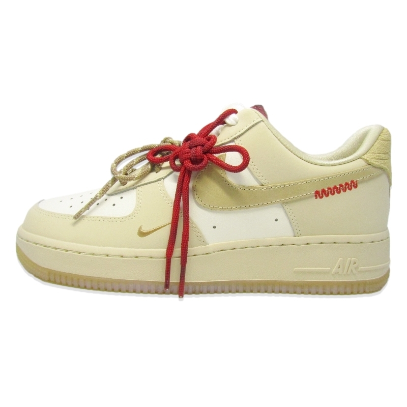 未使用 NIKE ナイキ 26.5cm WMNS AIR FORCE 1 '07 LX HV5990-172 ウィメンズ エア フォース 1 蛇 スネーク ベージュ 18001150拍卖