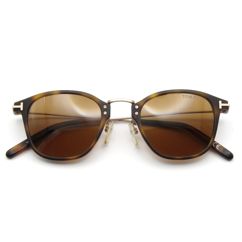 TOM FORD トムフォード サングラス TF793-D イタリア製 スクエア 日本企画 コンビ 52E マットハバナ/マットゴールド 61003892拍卖