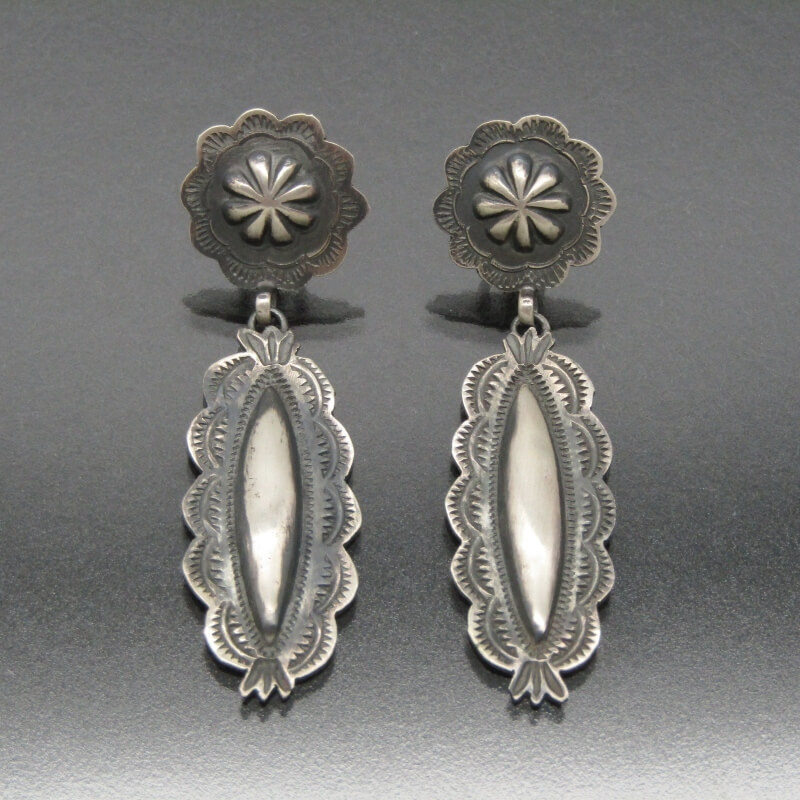 Arnold Goodluck ナバホ族 ピアス スタンプワーク アーノルドグッドラック セット メンズ レディース セット 28011051拍卖