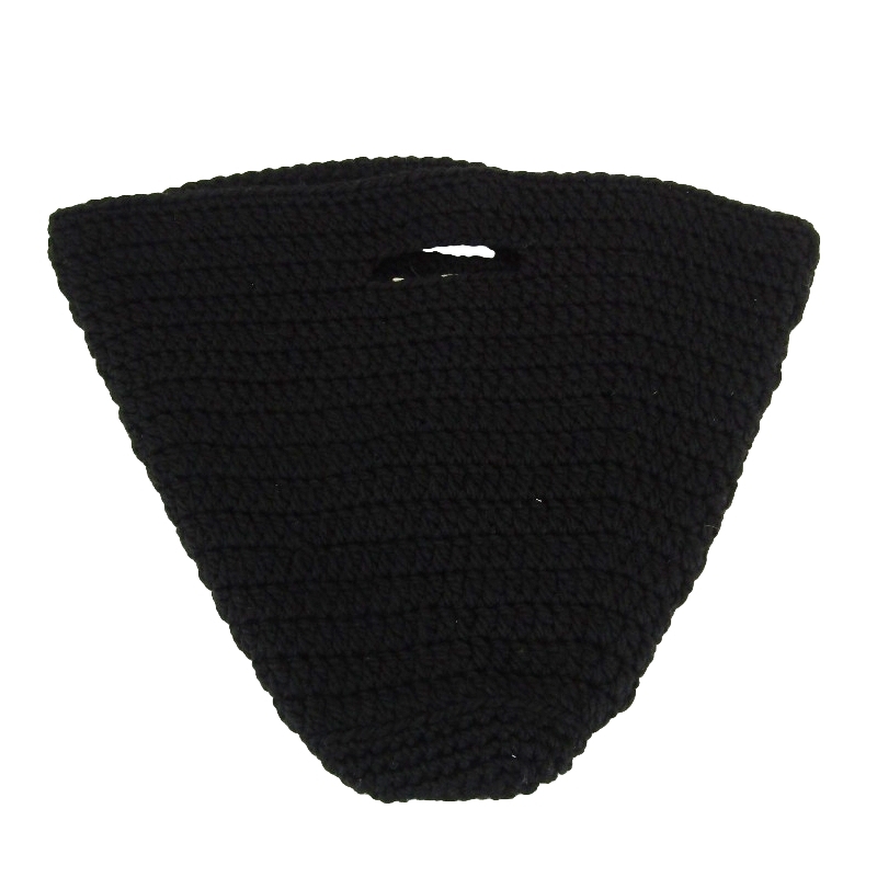 未使用 MAYDI マイディ ニットバッグ 21AW トートバッグ ウール アルゼンチン製 ハンドメイド ブラック 黒 U 24005528拍卖