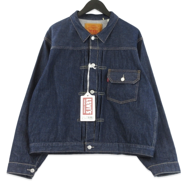 美品 LEVI'S VINTAGE CLOTHING リーバイスヴィンテージクロージング デニムジャケット 1936年モデル インディゴ 46 タグ付き 70017177拍卖