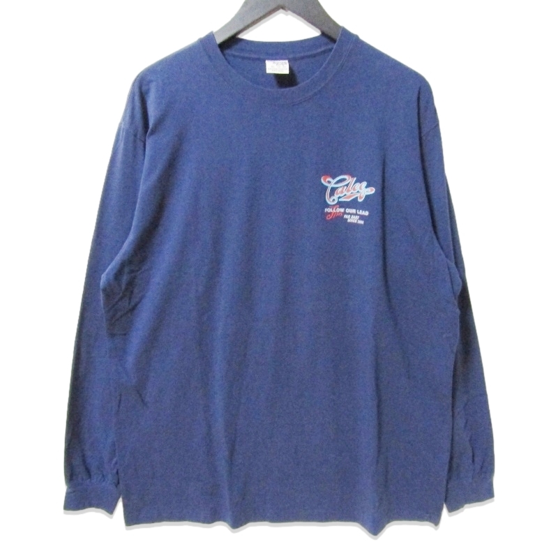 CALEE キャリー 長袖Tシャツ Stretch L/S t-shirt ネイビー XL 27111565拍卖
