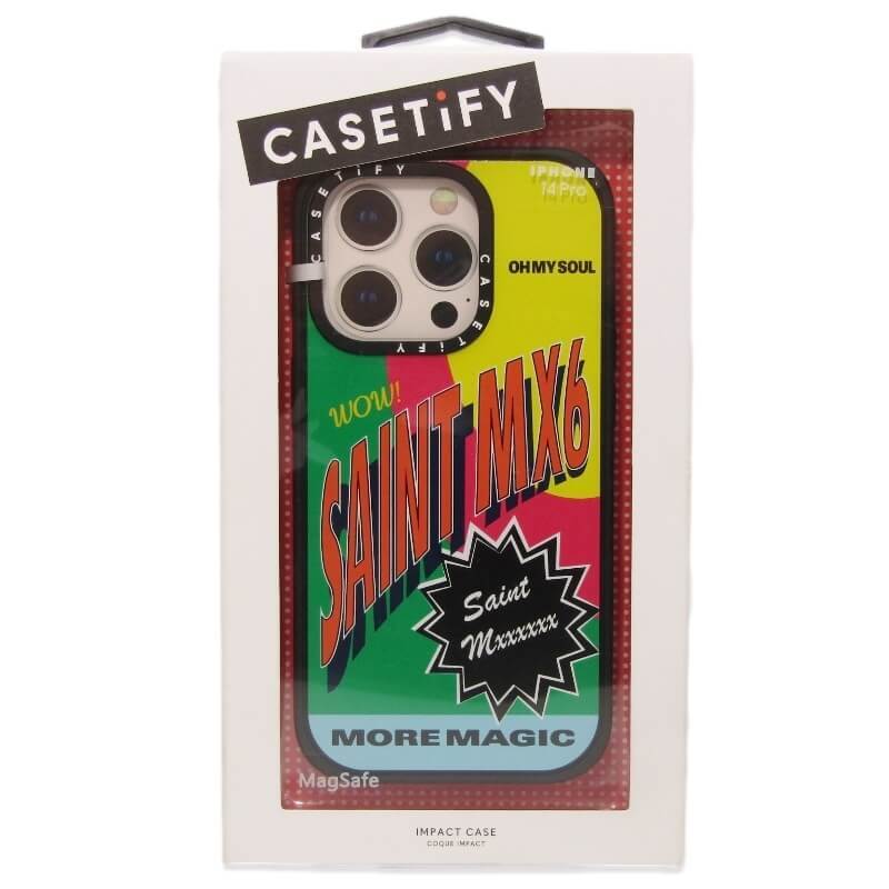 未使用 SAINT Mxxxxxx セントマイケル CASETiFY_IPHONE CASE SM-YS8-0000-C65 iphone14pro対応 iPhoneケース SAINT MICHAEL OS 28011091拍卖