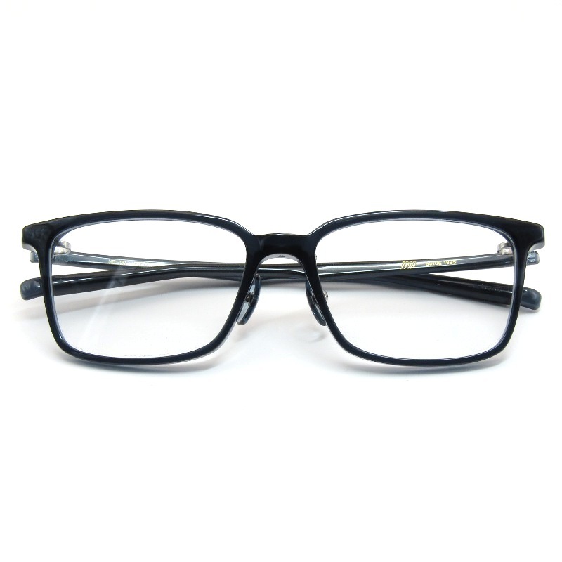 未使用 999.9 フォーナインズ メガネフレーム NP-761 日本製 52 ブルーグレー 61003970拍卖