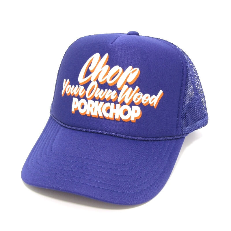PORKCHOP GARAGE SUPPLY ポークチョップ メッシュキャップ OTTO P CHOP YOUR OWN WOOD CAP ユニセックス パープル 28011206拍卖