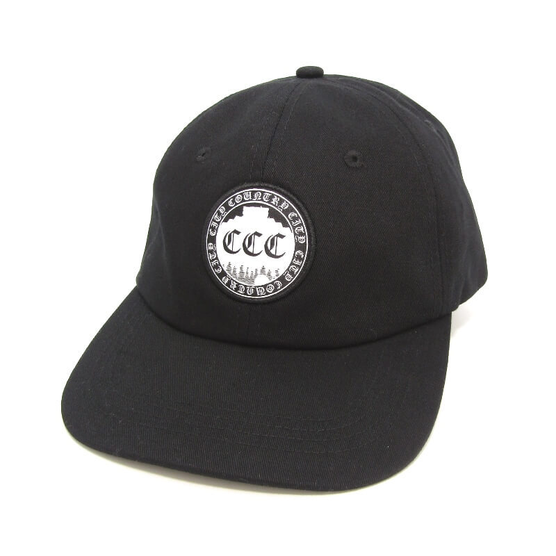 未使用 CITY COUNTRY CITY シティーカントリーシティー キャップ BEAUTY&YOUTH別注 CCC-255G003 6パネル ブラック 黒 28011199拍卖