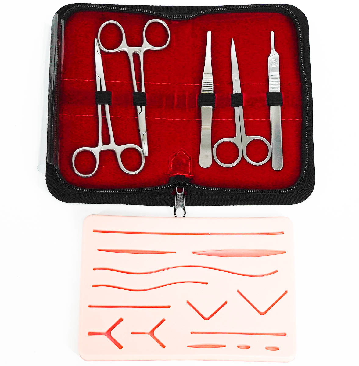 縫合練習キット 縫合セット 外科縫合キット 5点+αセット【残3のみ】拍卖