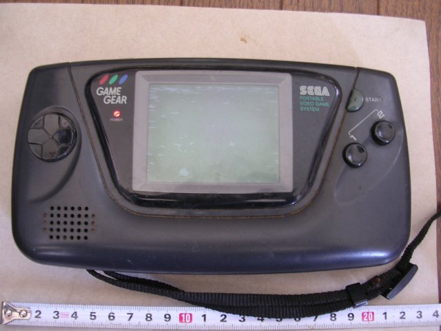■HGG-3210 SEGA GAME GEAR セガ ゲームギア 通電のみ確認品 動作不明完全JUNK品拍卖