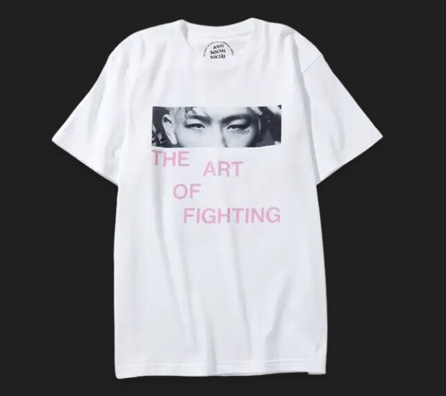 ANTI SOCIAL SOCIAL CLUB x Ren Hiramoto The Art Of Fighting White アンチソーシャルソーシャルクラブ x 平本蓮 Tシャツ ホワイト XL拍卖