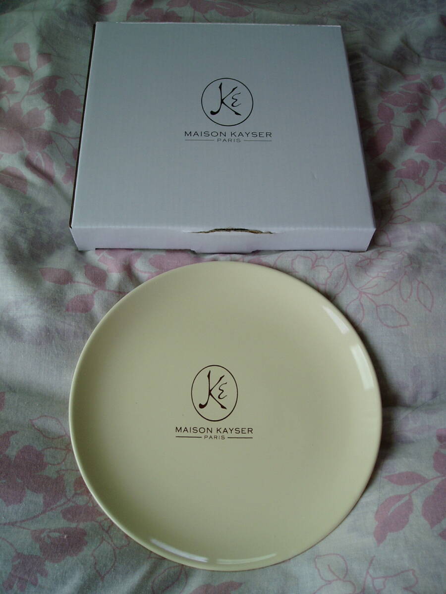 未使用【MAISON KAYSER】メゾンカイザー プレート 黄色 直径20×高さ2.5㎝ 非売品拍卖