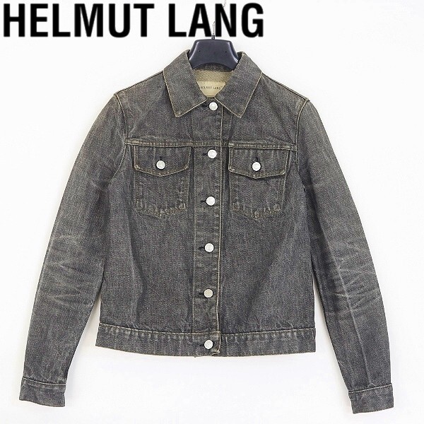 【HA852】◆HELMUT LANG ヘルムート ラング 1998 本人期 CLASSIC DENIM デニム ジャケット Gジャン 38拍卖