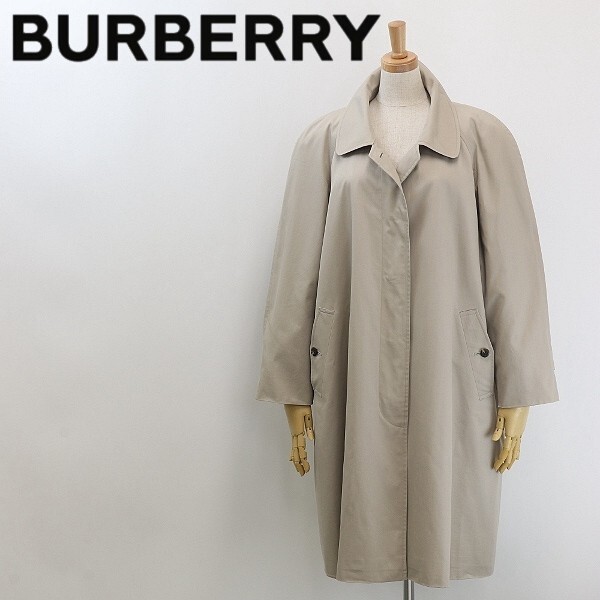 【HA917】ヴィンテージ◆BURBERRYS バーバリー 裏地チェック柄 ライナー付 ステンカラー コート拍卖