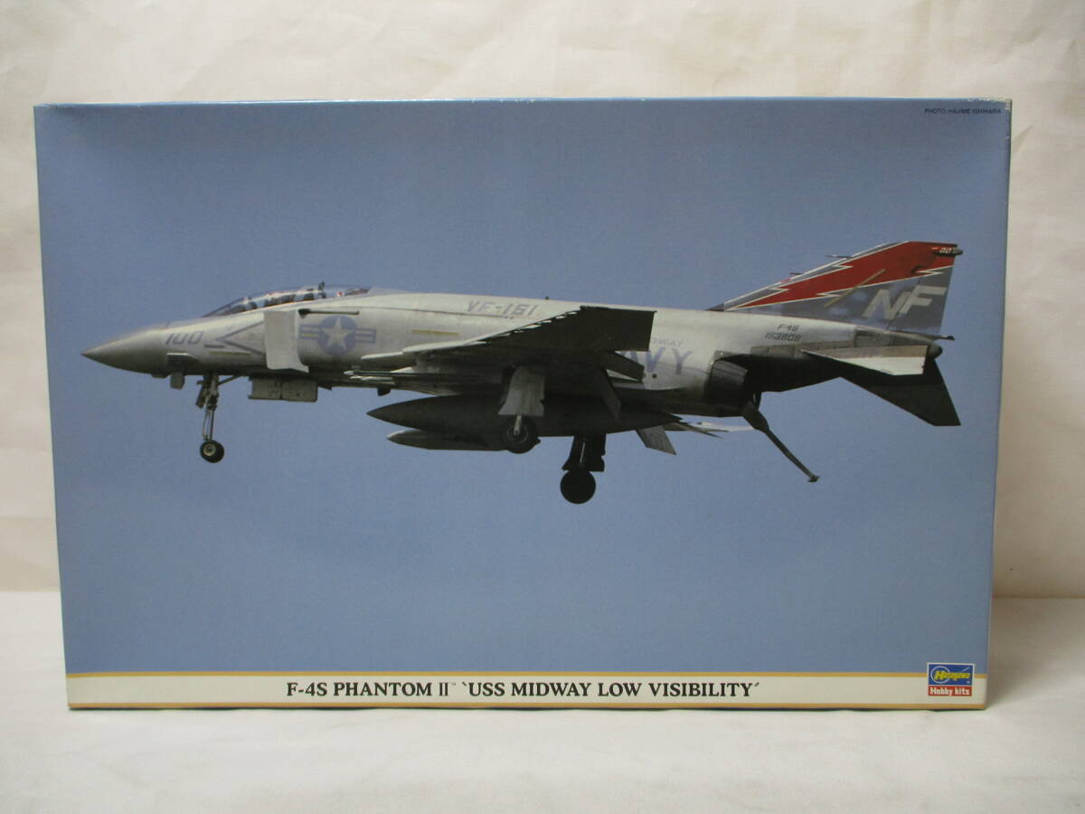 ハセガワ F-4S ファントムII ミッドウェイ ロービジ  未組立品 (1/48スケール 09807)拍卖