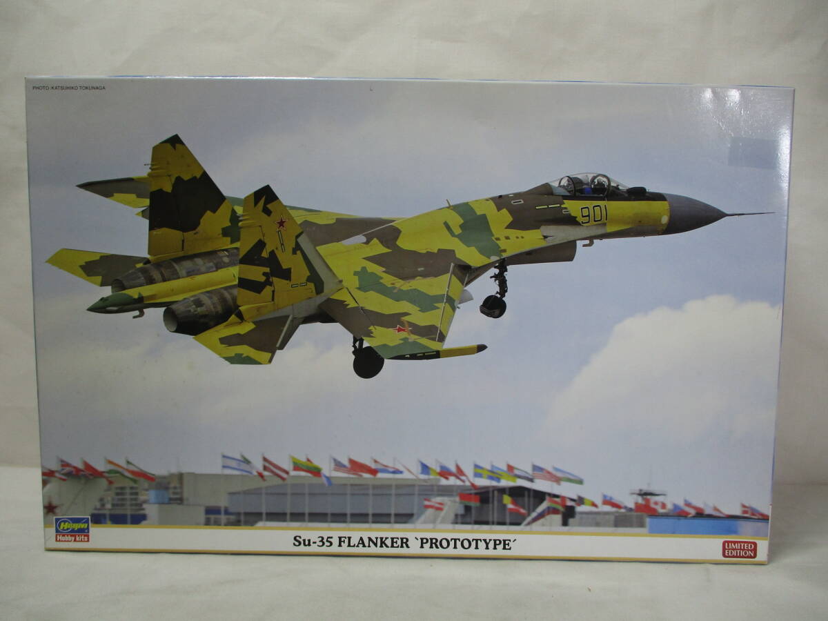 ハセガワ 1/72 特別仕様 Su-35 フランカー プロトタイプ 未組立品拍卖