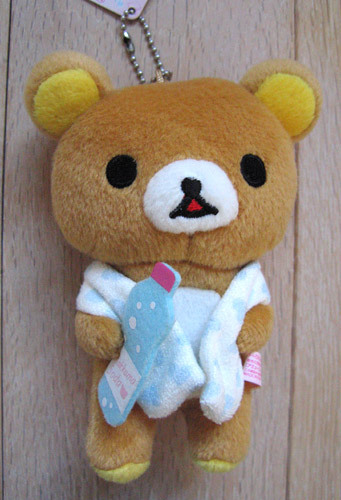 ■リラックマ★ハートバスタイム★ボールチェーン付きぬいぐるみ■拍卖