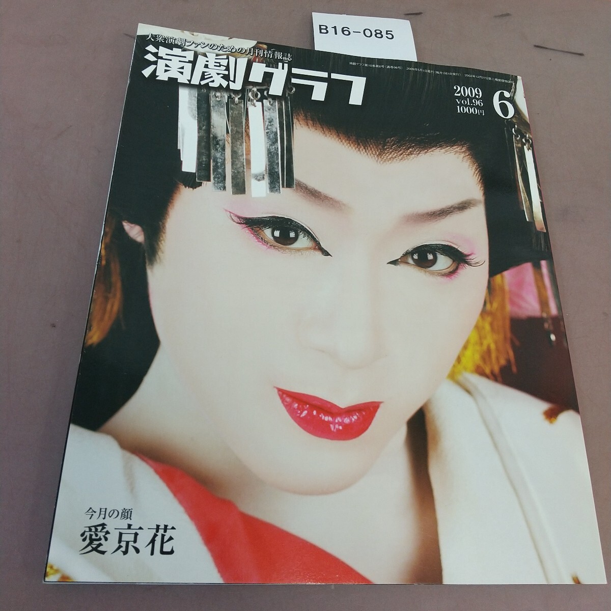 B16-085 演劇グラフ 2009.6 今月の顔 愛京花 劇団見聞録 近江飛龍劇団 他拍卖