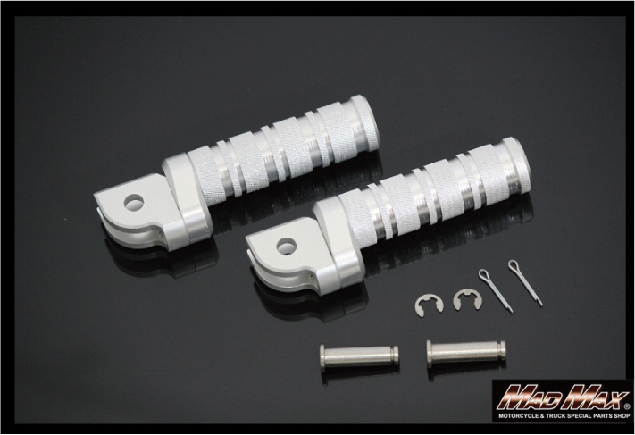 MADMAX ヤマハ車用 YZF-R1 ('98-03) アルマイト メインステップ シルバー (MM05-0135-SV)拍卖