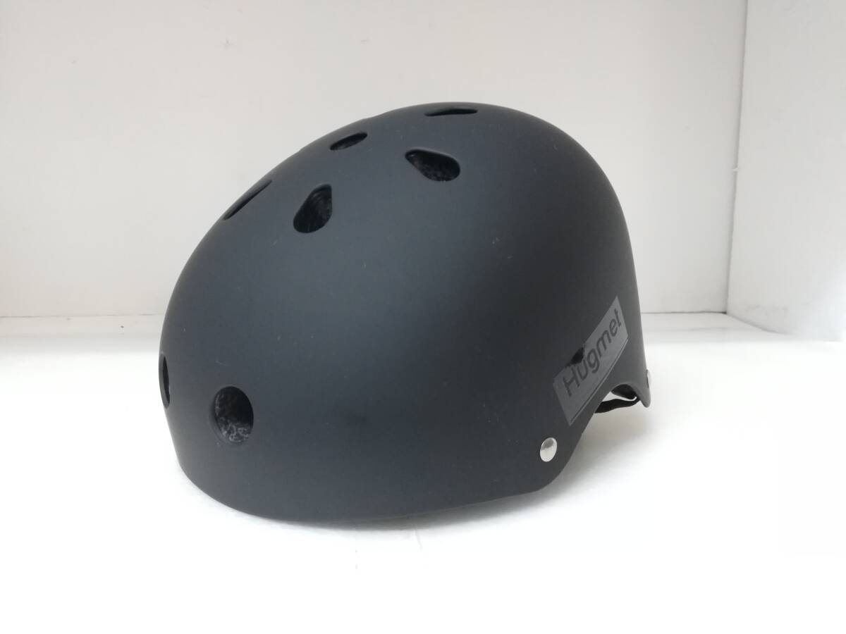 ■中古 奇麗目 自転車 ヘルメット ARCH GLOBAL Hugmet HUG-H01 サイズM(56-58㎝)ブラック 440g SG規格 認証マーク拍卖