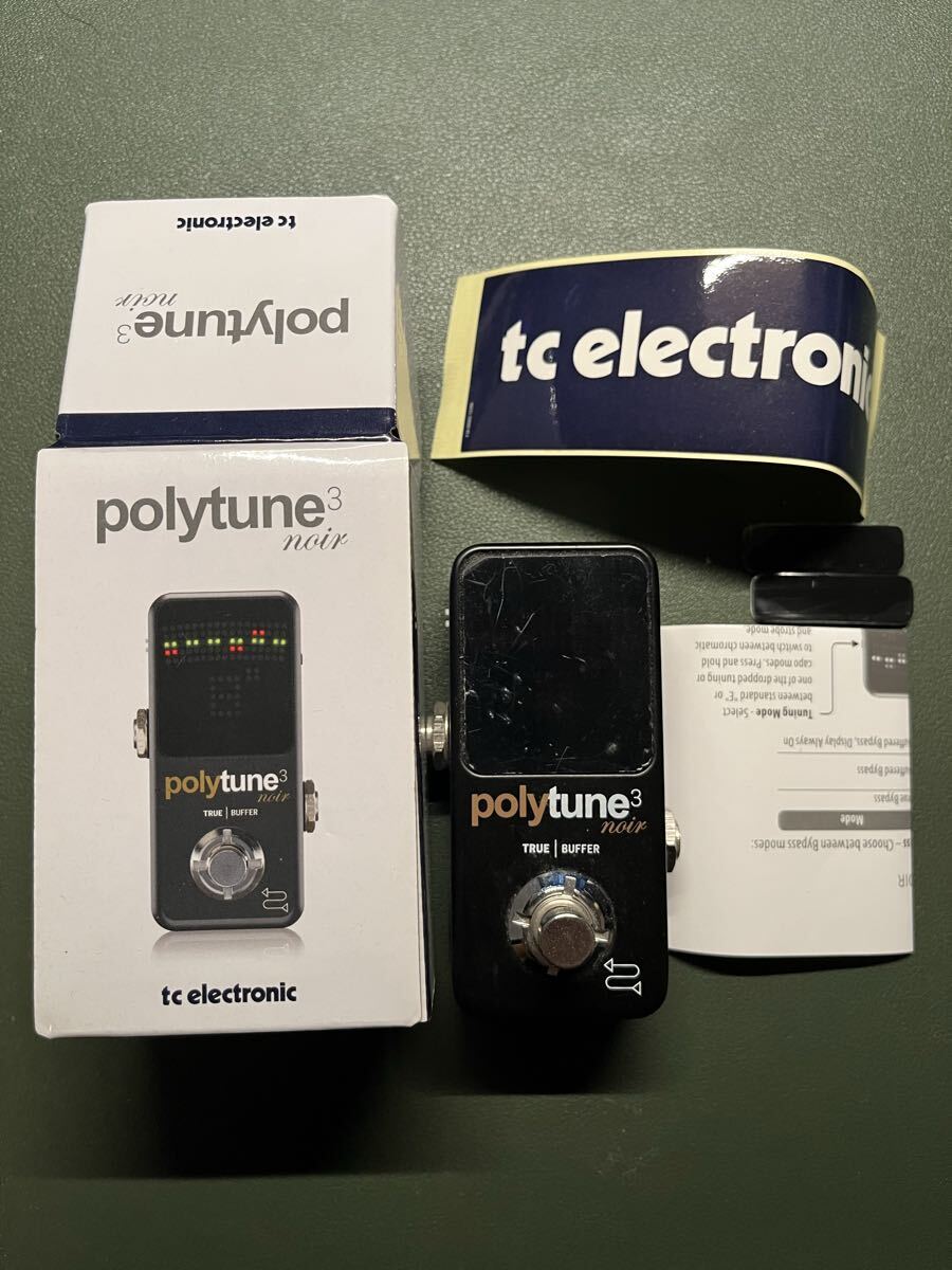 TC electronic polytune 3 mini noir チューナー拍卖