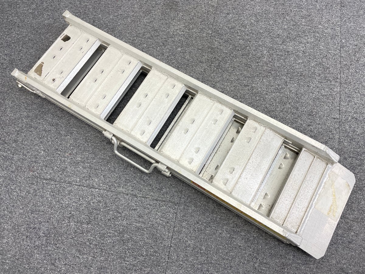 ・昭和ブリッジ/ BAW-210-25-0.5 BAW型 アルミブリッジ 折りたたみ ラダーレール アルミステップ アルミラダー 210cm拍卖