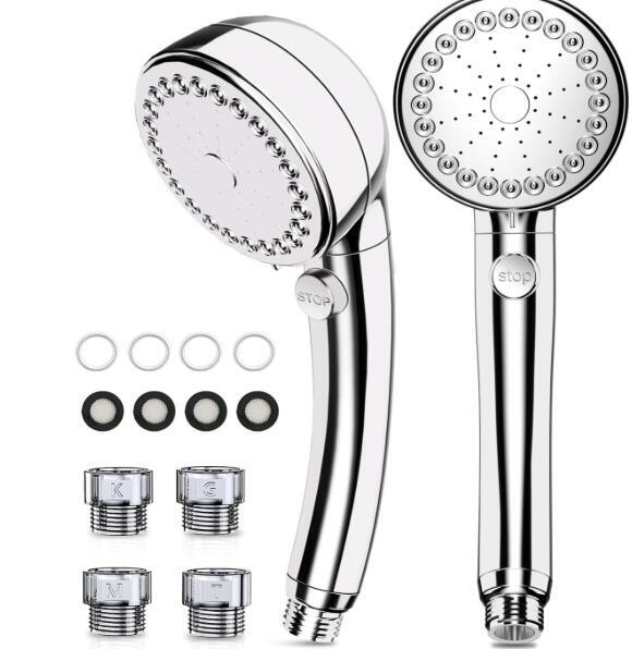 シャワーヘッド 節水 高水圧 【2025新登場 節水95%水漏れ防止】 スタイルモダン 材質ABS 流量の説明4段調整 高水 節水 増圧拍卖