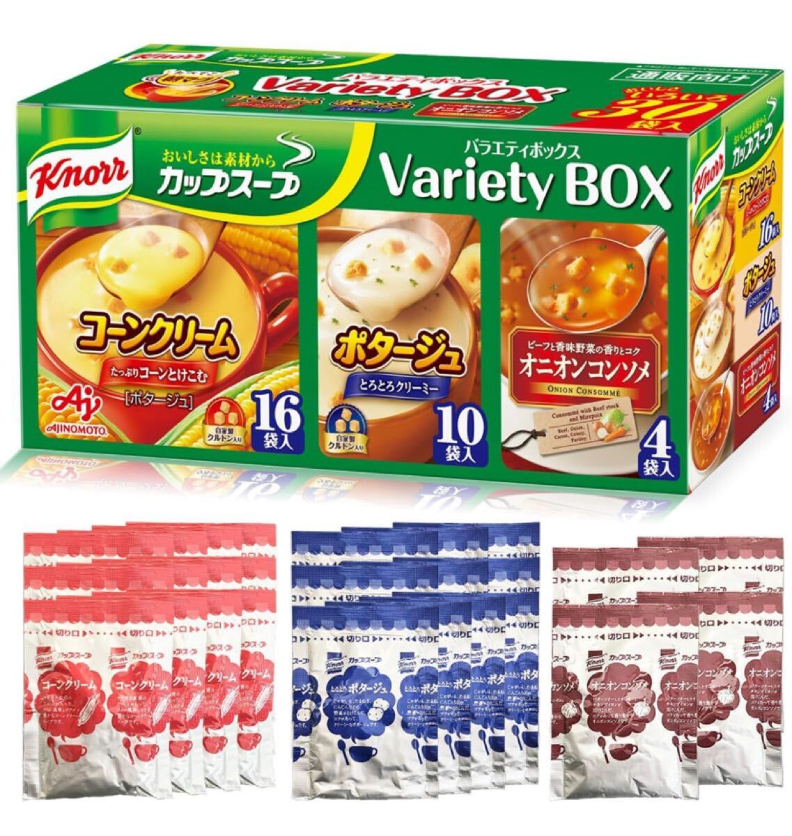 味の素 クノール カップスープ バラエティボックス 30袋入拍卖