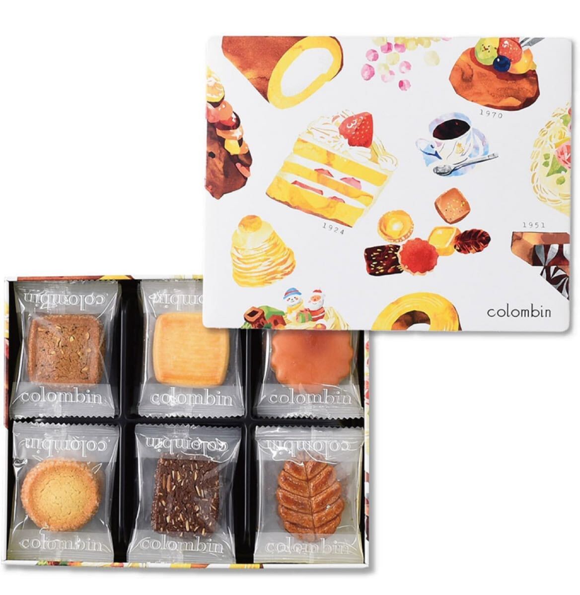 コロンバン アニバーサリーフールセック 19枚 詰め合わせ 洋菓子 個包装拍卖