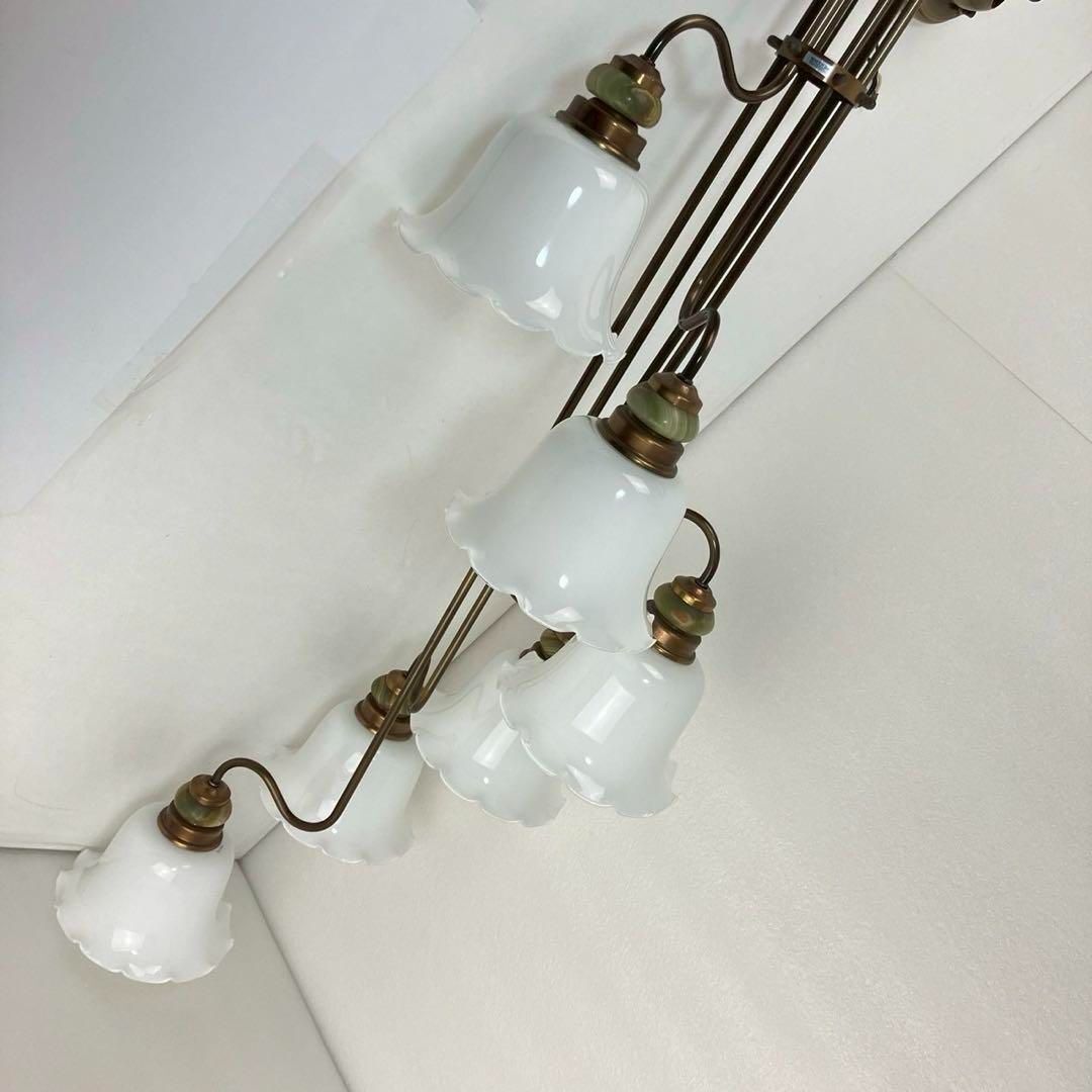 コイズミ 豪華 シャンデリア 6灯 天井照明 レトロ アンティーク拍卖