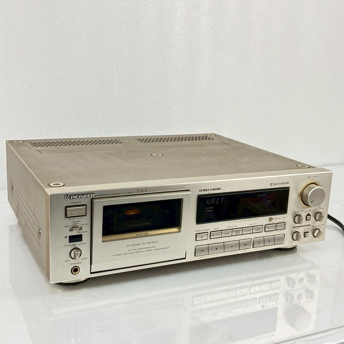 PIONEER パイオニア カセットデッキ T-858 STEREO CASSETTE DECK拍卖