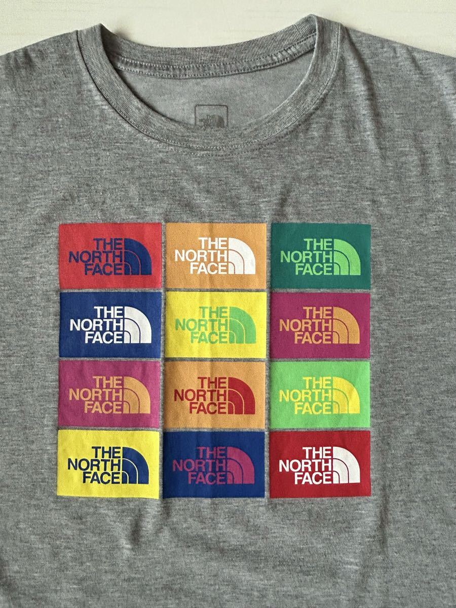 【送料込み】THE NORTH FACE Tシャル カラフル マルチカラー ロゴ T ノースフェイス TNF拍卖