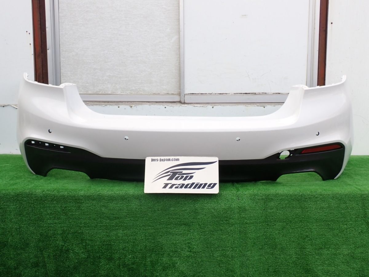 L6353vc BMW純正 5シリーズ G30 Mスポーツ セダン リアバンパー ロアパネル付 5112 8064711 アルピンホワイト/300拍卖