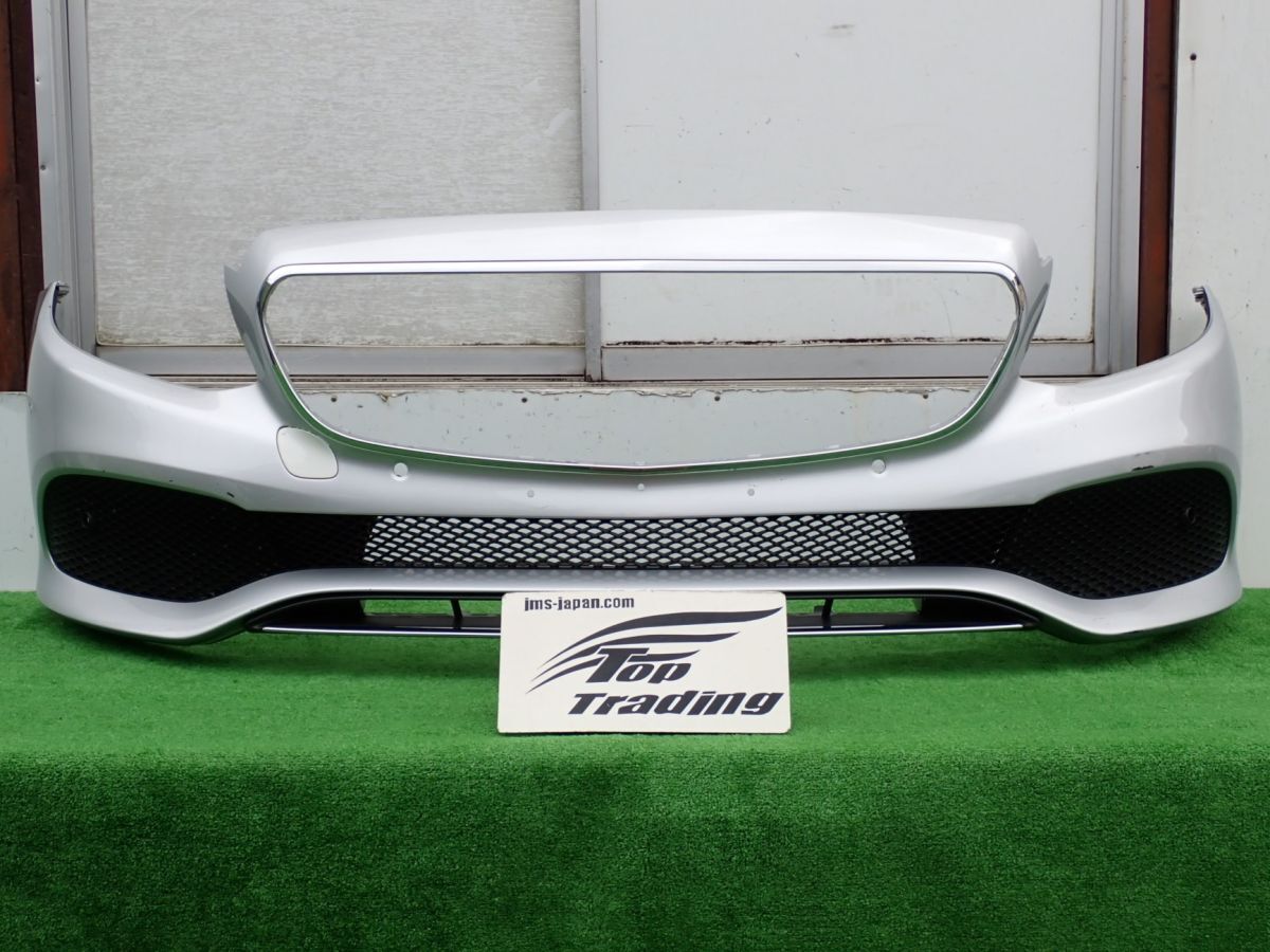L6401vc ベンツ純正 Eクラス W213/S213 前期 ベースグレード フロントバンパー スポイラー・グリル付A2138850238(A2138850338)シルバー/775拍卖