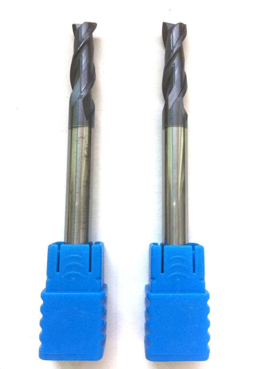 新品 RG 2枚刃 φ3 超硬コーティングエンドミル 2本セット 拍卖