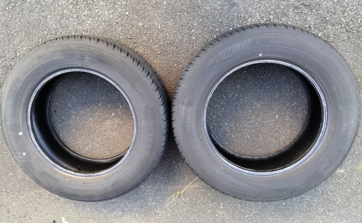 2023年 グッドイヤー EfficientGrip SUV HP01 225/65R17 タイヤ 山あり 2本セット拍卖