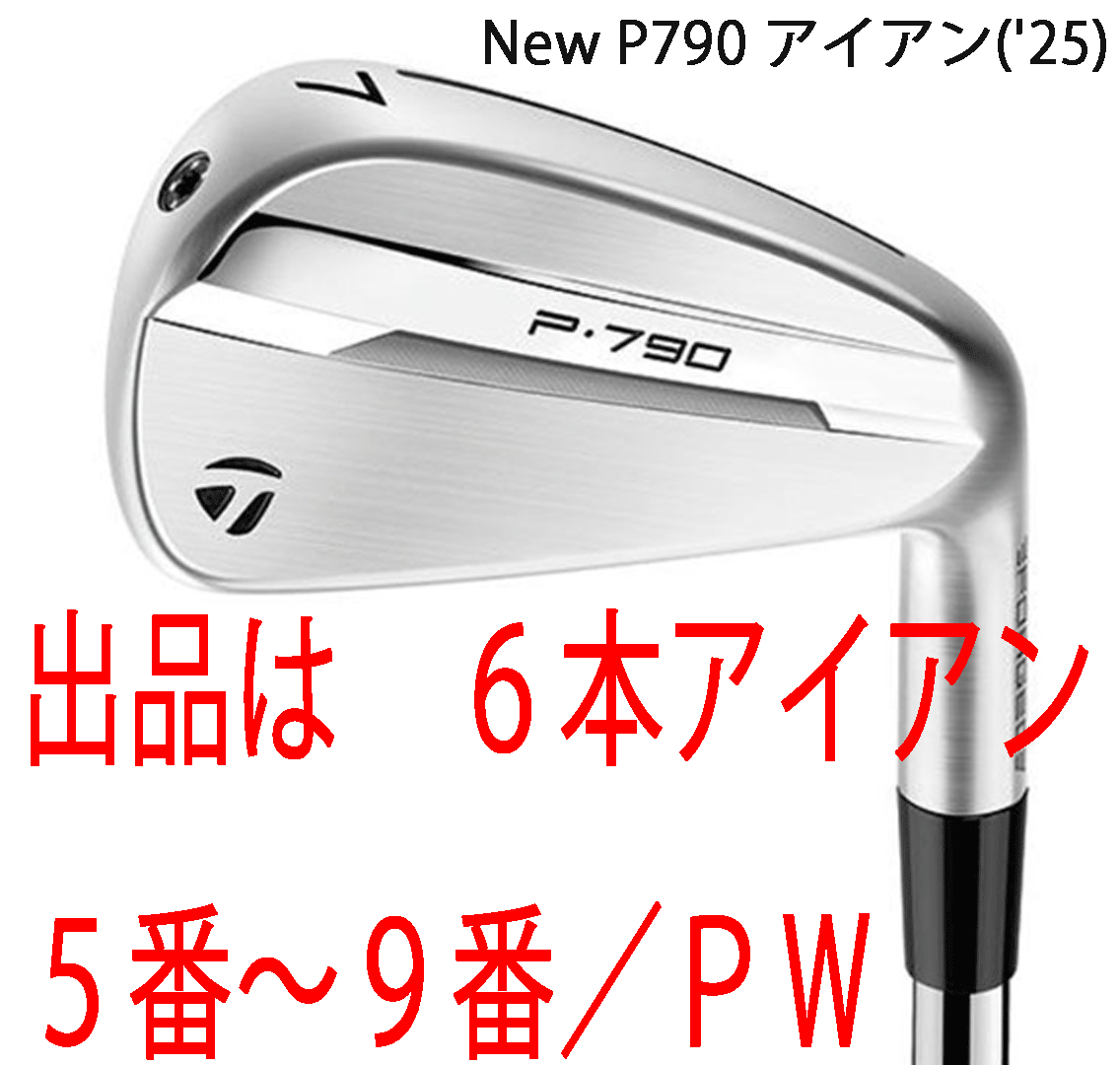 新品■2025.3■テーラーメイド■NEW P790-2025■6本アイアン■5~9/P-WEDGE■NS PRO950GH neo スチール■S■正規品■拍卖