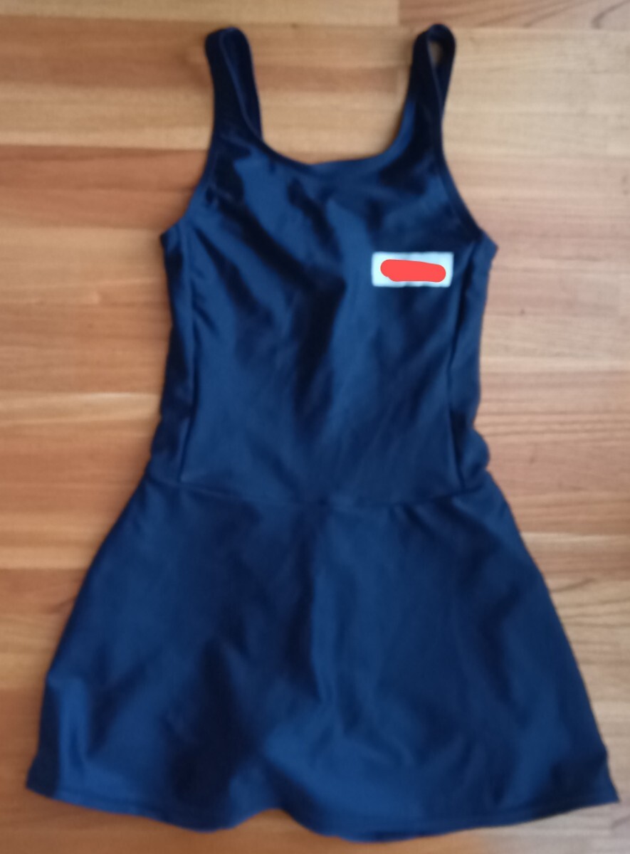 ワンピース水着 130 ガールズ ゼッケン記名あり拍卖