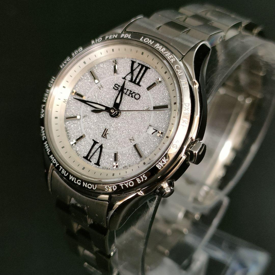 美品 SEIKO セイコー lk ルキア シルバー ソーラー レディース 腕時計拍卖