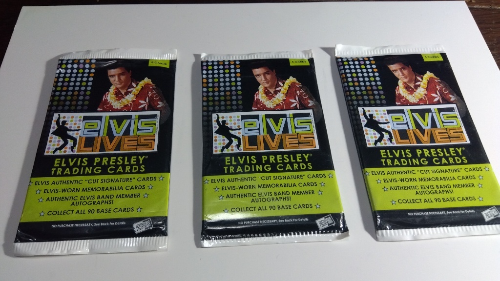 エルビスプレスリー プレスパス社2006年 トレーディングカード3パックセット拍卖