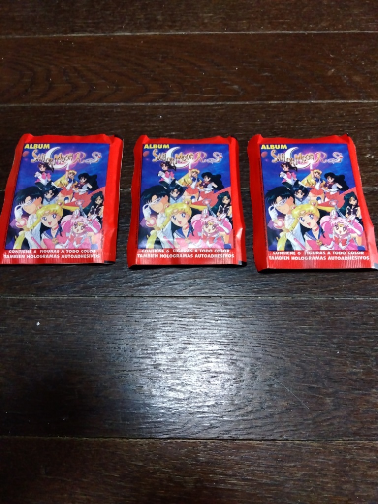 セーラームーン ステッカー スペイン語バージョン 3パックセット拍卖