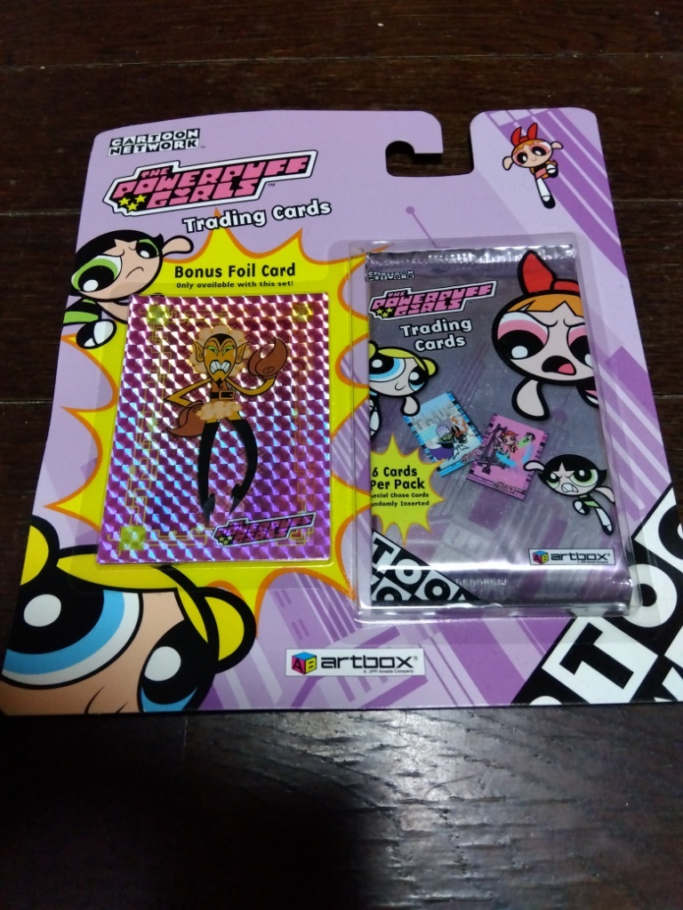 パワーパフガールズ トレーディングカード2パックとキラキラカードセット拍卖