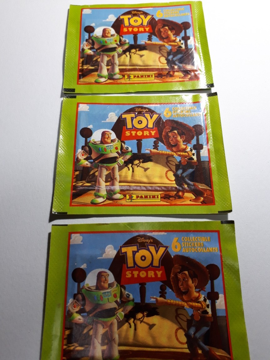 トイストーリー パニーニ ステッカーカード 3パックセット拍卖