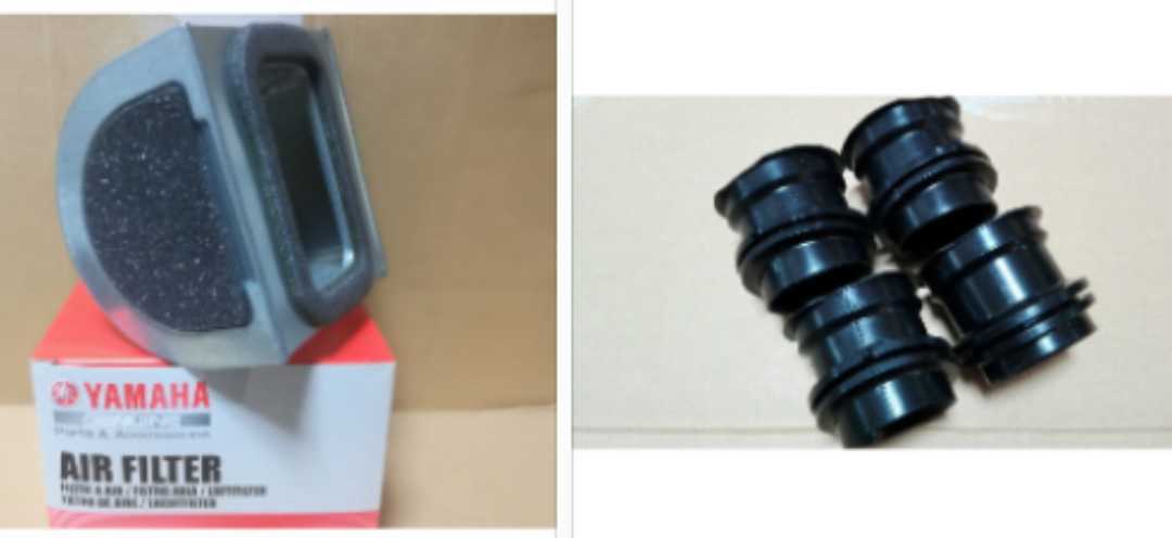 PAYPAYYAMAHA XJ400 XJ400D エアー クリーナー エレメント エア クリーナー インシュレーター フィルター純正 XJ550拍卖