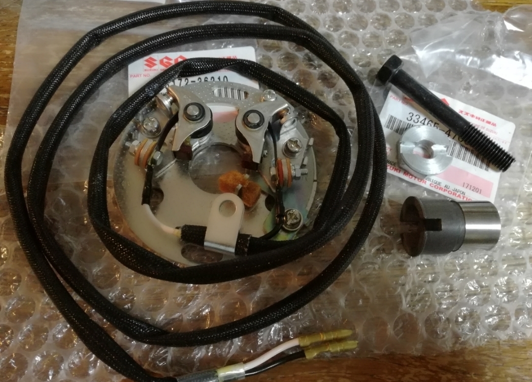 PAYPAY SUZUKI GS400 GS425 GS400L スズキ ND 日本電装 ポイント ガバナー コンタクト ブレーカ イグニッション純正貴重 メーカー販売終了拍卖