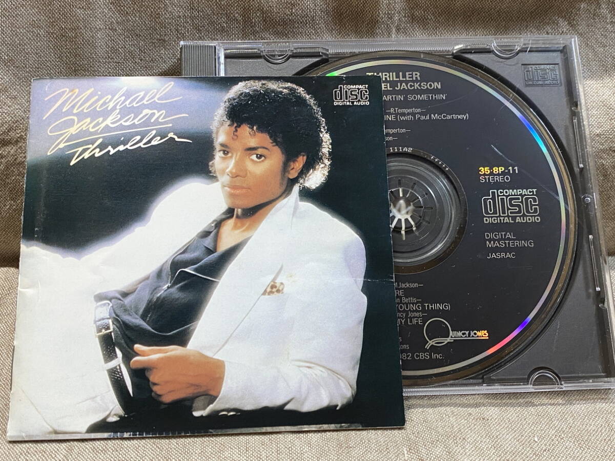 MICHAEL JACKSON - THRILLER 35・8P-11 国内初版 日本盤 税表記なし3500円盤 廃盤 レア盤拍卖