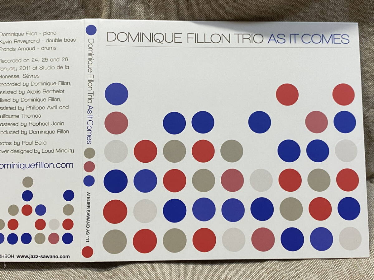 澤野工房 ATELIER SAWANO DOMINIQUE FILLON TRIO - AS IT COMES AS111拍卖