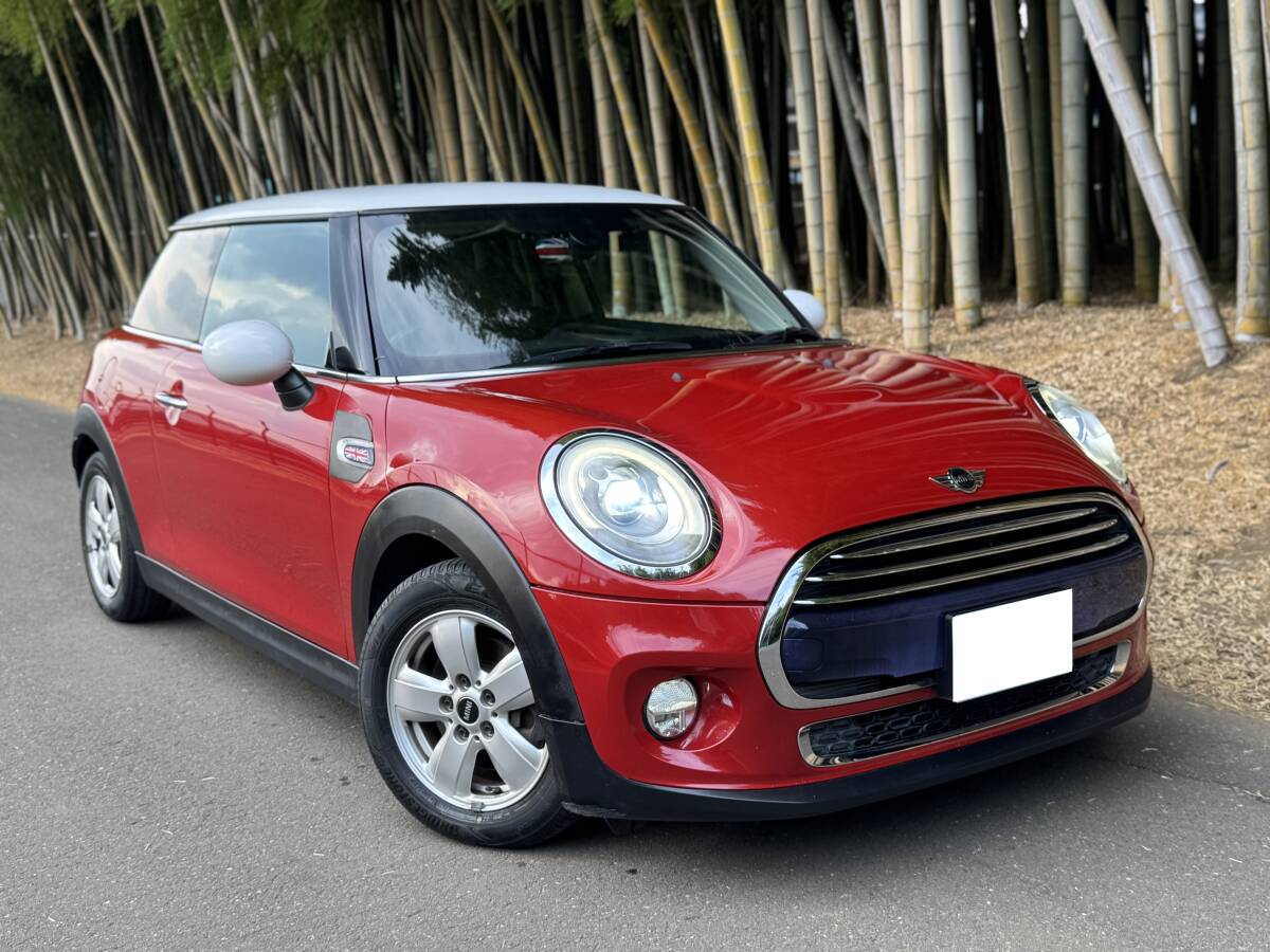 【美車】ミニ クーパー F56 1.5ターボ 車検R9.8迄 LEDヘッドライト 前後ドラレコ ETC 燃費良好 かわいいツートンカラー!拍卖