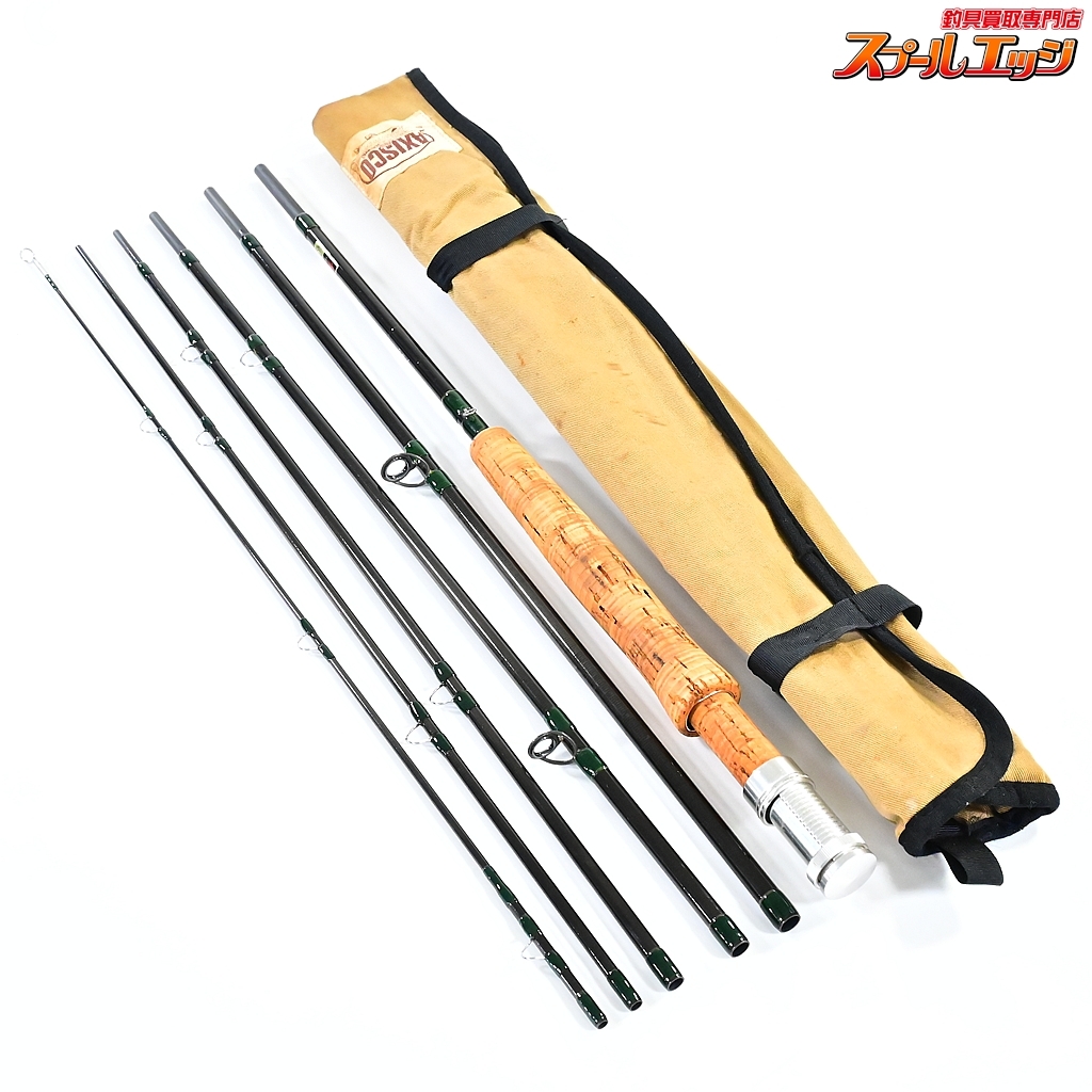 ★☆【アキスコ】 GF908-6 9.0ft #8 6ピース 仕舞50cm パックロッド フライロッド AXISCO ヤマメ イワナ K_092★☆v43417拍卖