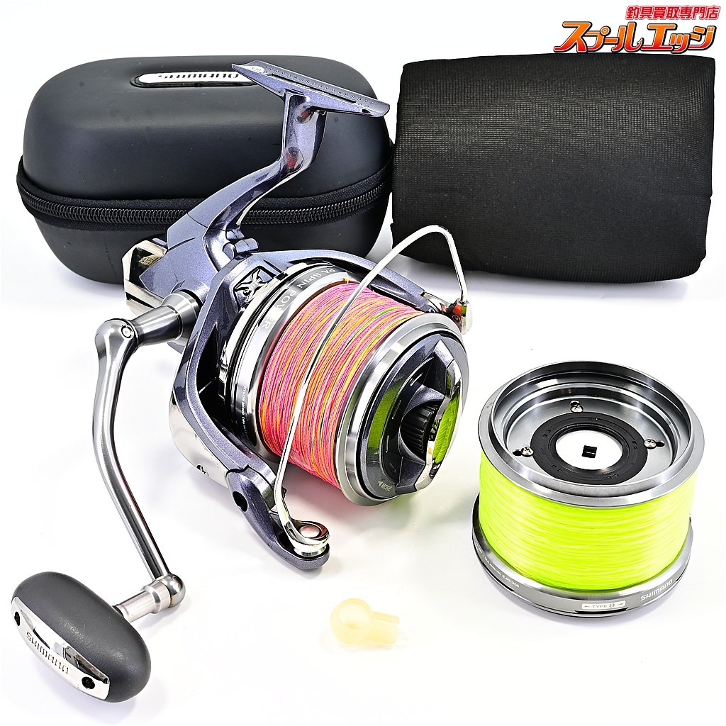 ★☆【シマノ】 13パワーエアロ スピンパワー タイプ5 タイプ8替えスプール&スプールケース付 太糸仕様 SHIMANO★☆m42689拍卖