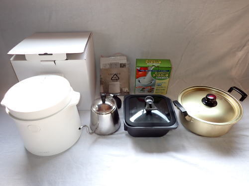 ◎100円~スタート。LOCABO(ロカボ)糖質カット炊飯器5合炊き。 45%カットその他に色々お得なセット。拍卖